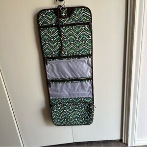 Vera Bradley large travel makeup organizer